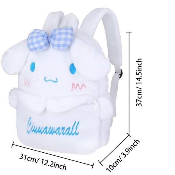 1107 Anime Big Ear Dog Cartoon Stuffed Backpack Kawaii Lolita JK Bag main image 4